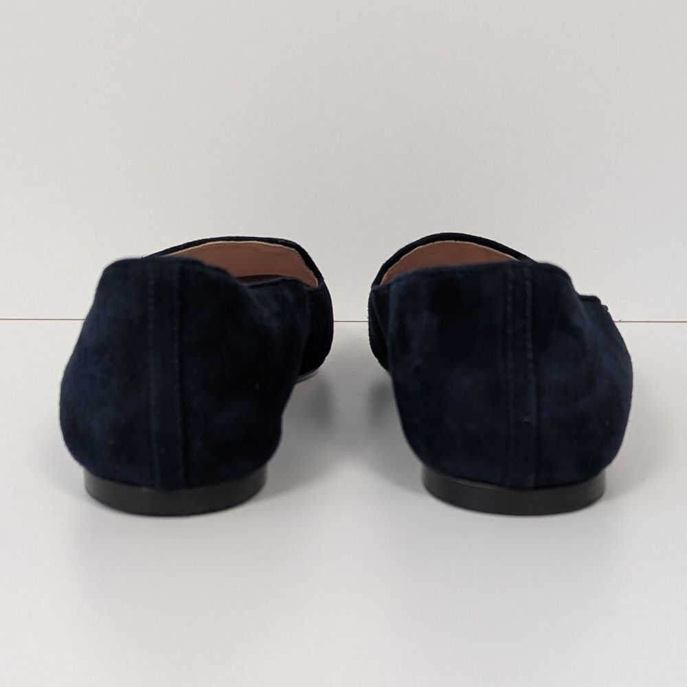 J. Crew Blue Suede Loafers Women's 7.5 - Picture 4 of 9
